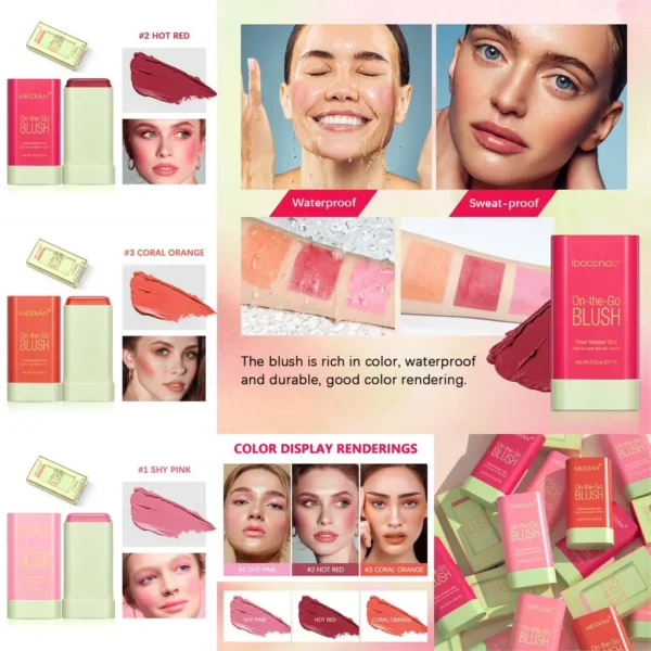 Blush Cream Stick - Long Lasting & Waterproof